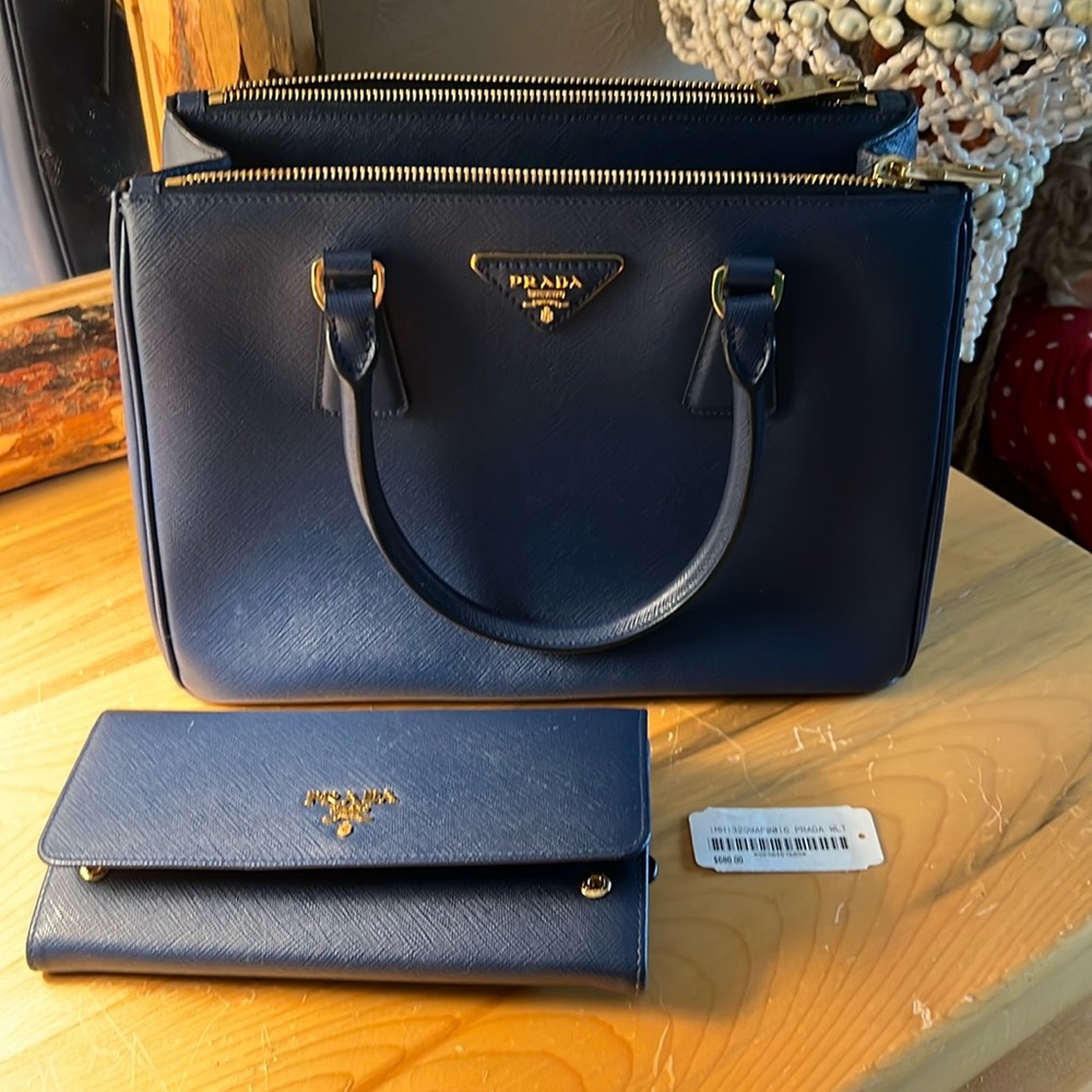 Prada Galleria bag and wallet